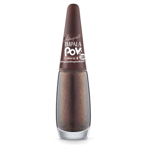 16239 - Esmalte POV Top Coat Glow Up 7,5ml Impala 16239 - Esmalte POV Top Coat Glow Up 7,5ml Impala